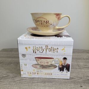 Wizarding World Harry Potter 12‎ oz Teacup with Saucer New in Box